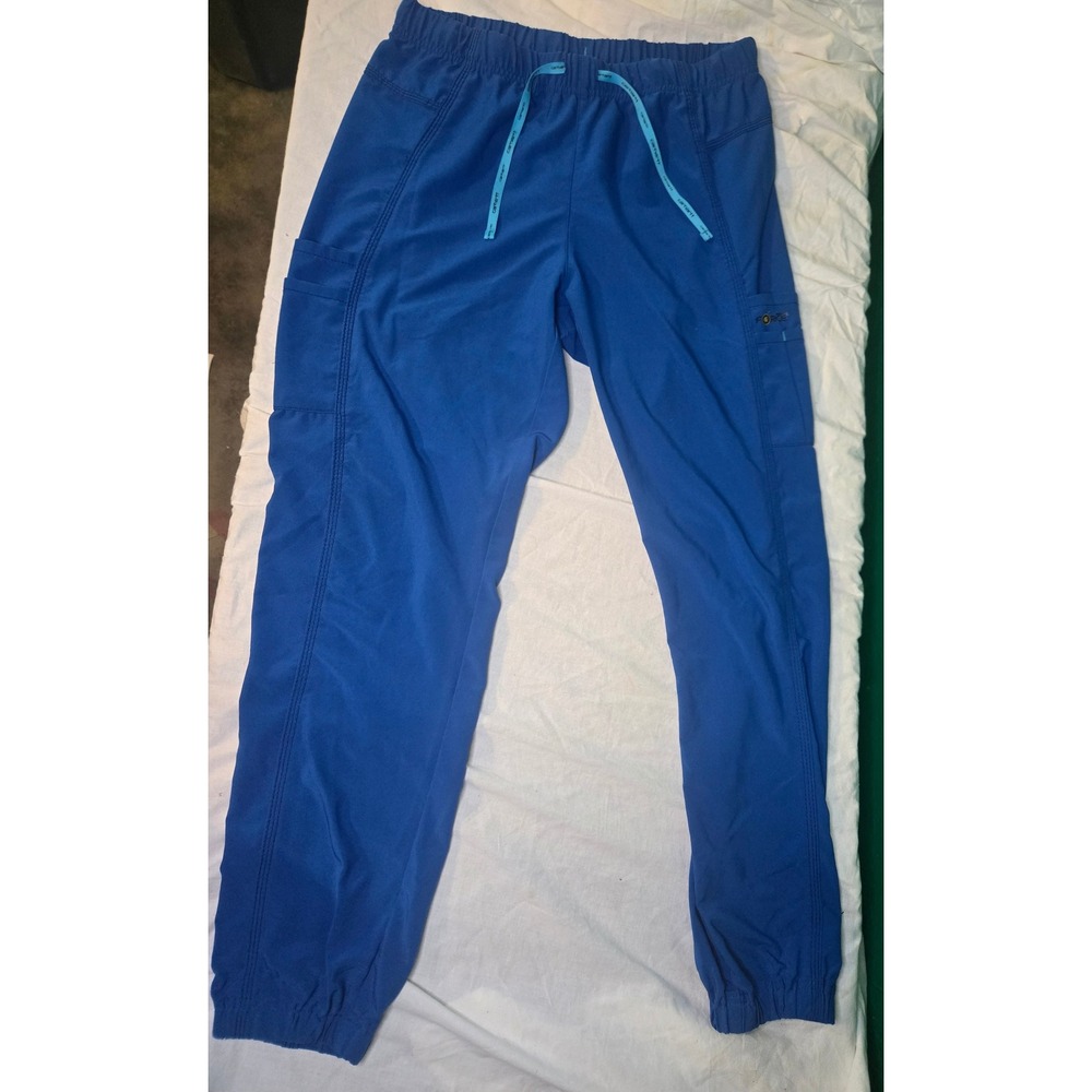 Carhartt Scrub Pants Force Straight Leg Blue Size Medium Joggers